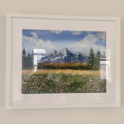 Painting - Seattle Olympic Range