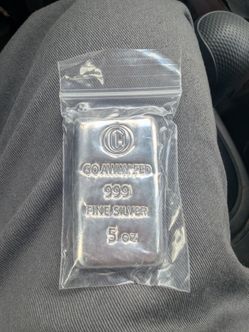 5 oz silver bar.