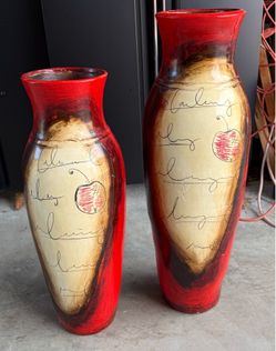 Tuscan floor Vases