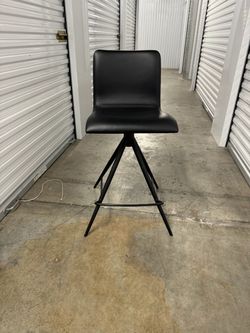 Leather Bar stool - Scan Design