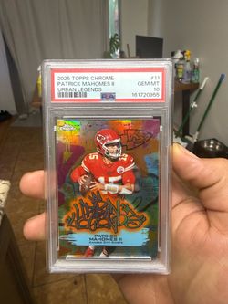 TOPPS CHROME UL MAHOMES PSA 10