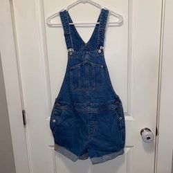 Old Navy Denim Woman’s size Small Overall Shorts Bib Adjustable must pick up