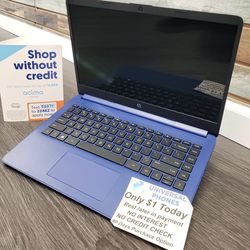 HP-14in Laptop 14-DQ0005TG Intel Celeron N4120, 4GB RAM, 64GB eMMC (New)