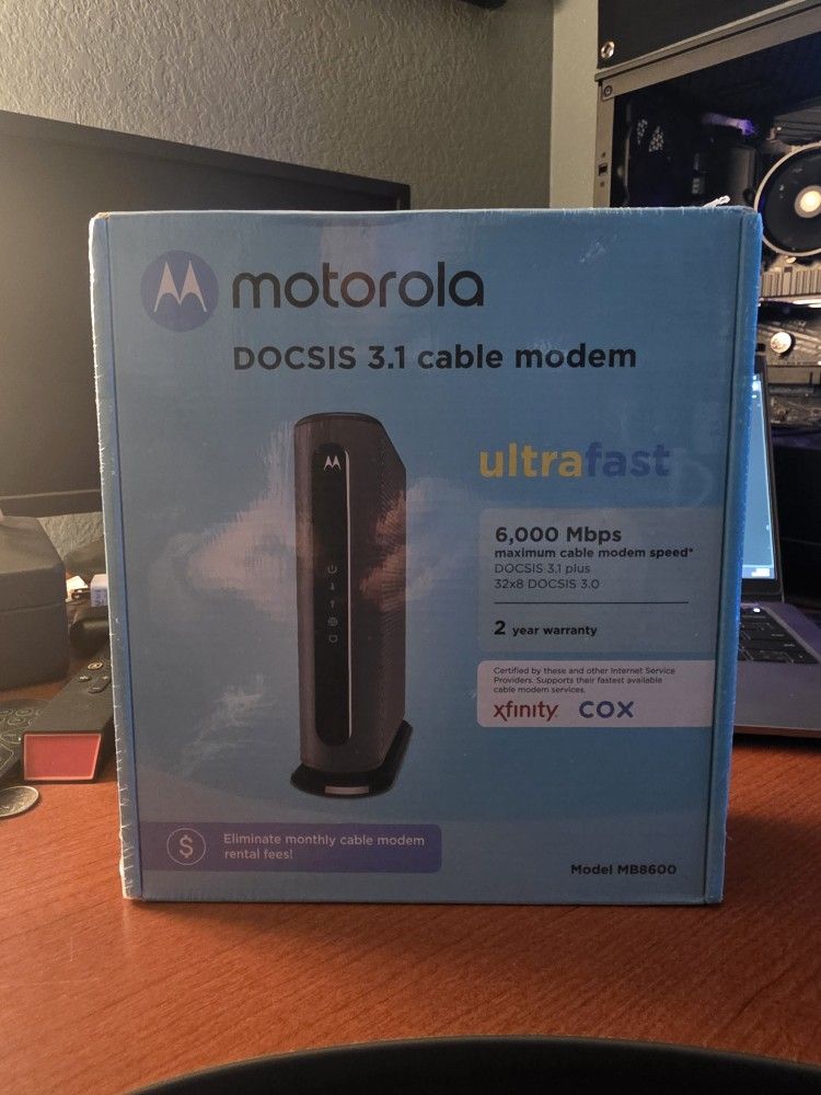 Motorola MB8600 DOCSIS 3.1 // 3.0 Modem