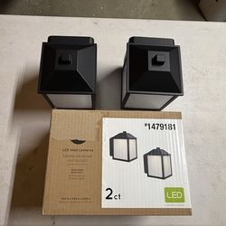 Two Led Outdoor Wall Lighting Fixtures