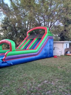 16 Ft Double Lane Slide