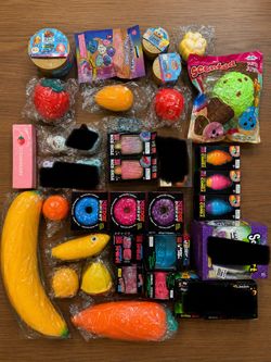 Squishies – Lots of Styles! $5–$20 Each