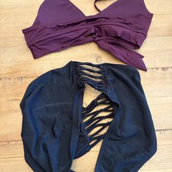 Women’s Bathing Suit Top and Bottom, med