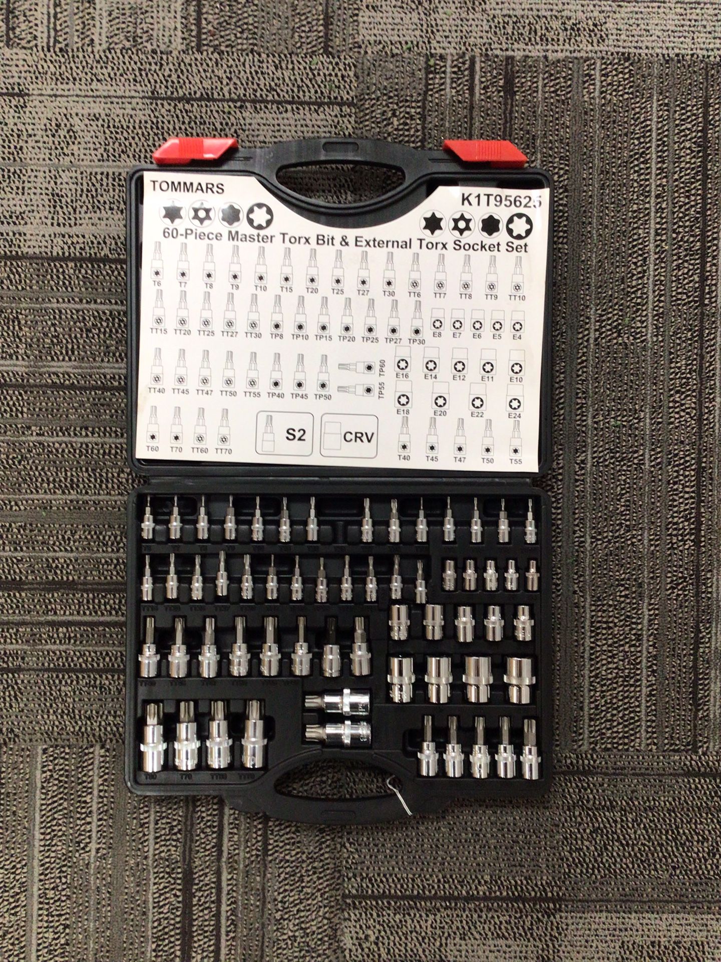 Tommars 60pc Torx Socket Set