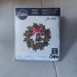 Tim Holtz Sizzix Alterations Thinlets Dies - Yuletide Colorize 