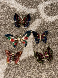 Butterfly brooch bundle
