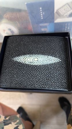 Leather wallet Croton stingray