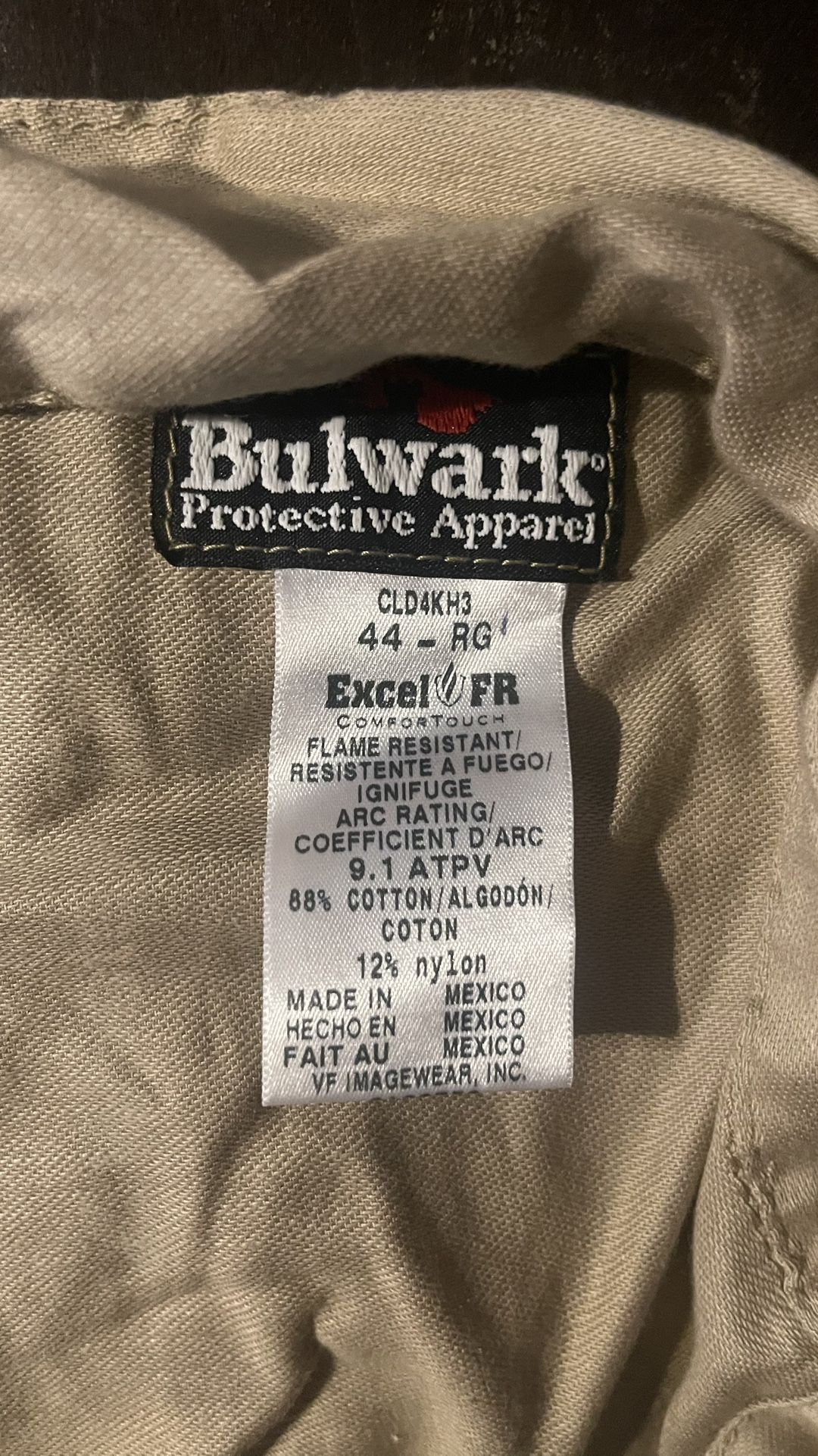 New Bulwark Protective Apparel FR