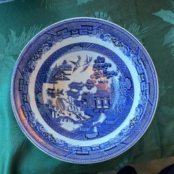 Blue Willow ironstone Serving bowl
