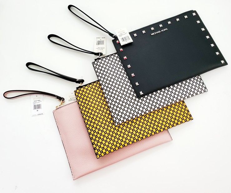 One Michael Kors Wristlet Clutch (Pick Your Style!)