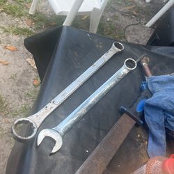 1-1/8 And 1-1/2 Wrench And One 1-1/8 