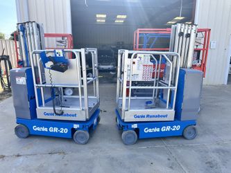 Genie Scissor Lifts Single Man Lifts 