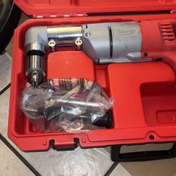 Milwaukee 7 Amp Corded 1/2 in. Corded Right-Angle Drill Kit with Hard Case