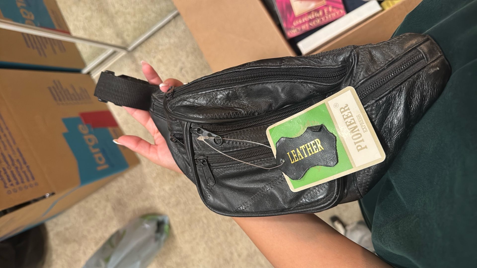 leather body bag
