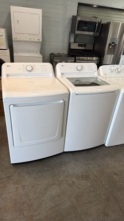 Lg set washer dryer nice condition deliver install remove old ones warranty 90 days full size electric