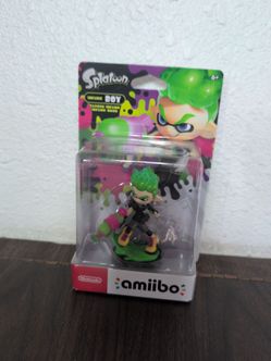 Nintendo Splatoon Inkling Boy Amiibo New