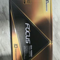 Seasonic Focus GX-1000 ATX 3.0 1000W Power Supply Unit Fully Modular 80+ Gold