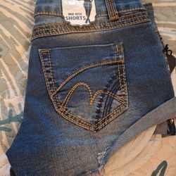 NEW Rebel By Right Jean Shorts Sz 1