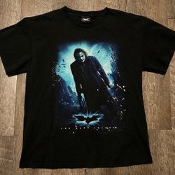 Vintage Dark Knight Joker Promo Shirt size Medium