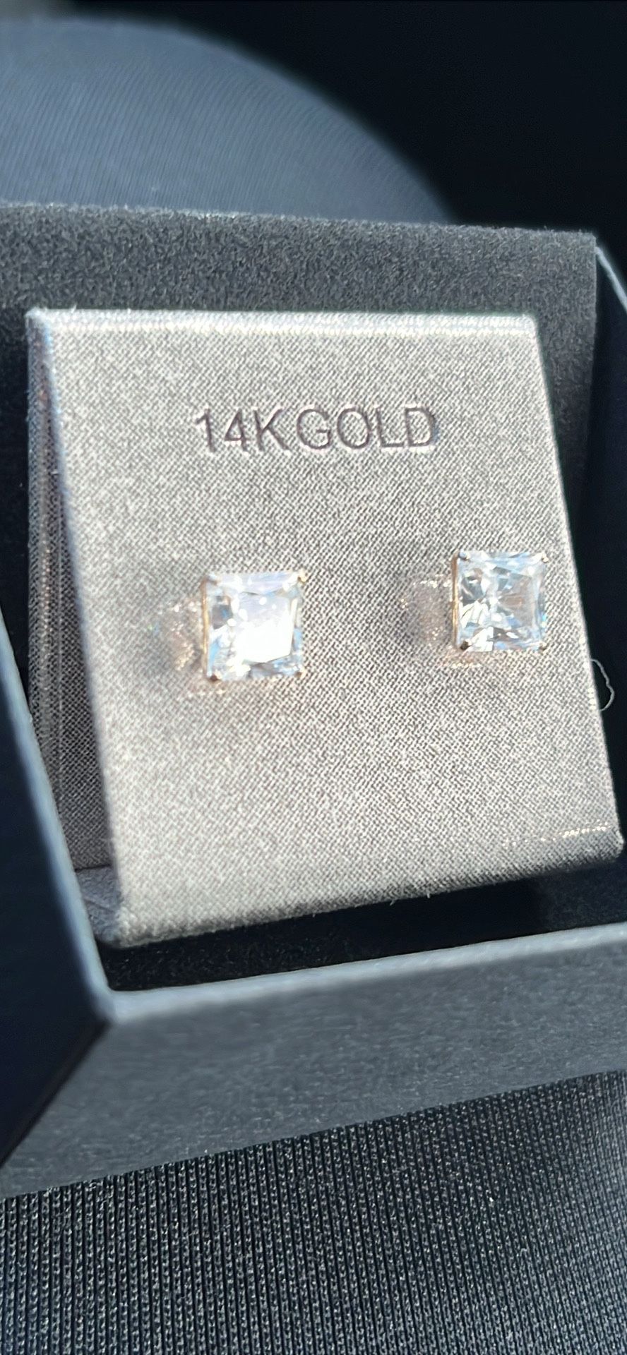 14k Gold Earrings Diamonds
