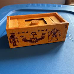 Egyptian Wood Puzzle Box