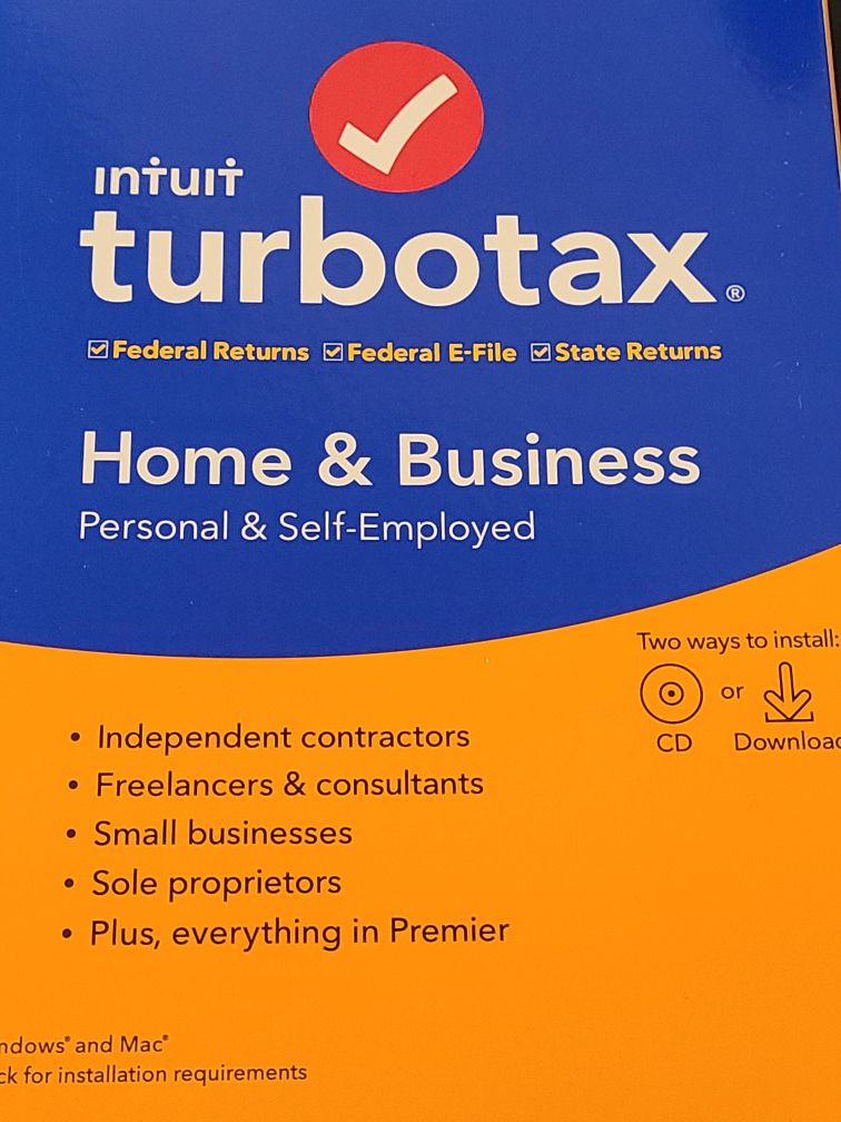 Turbotax 2019 Home and business