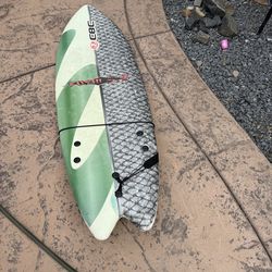 5’8” Sushi surfboard Shortboard foamie fish