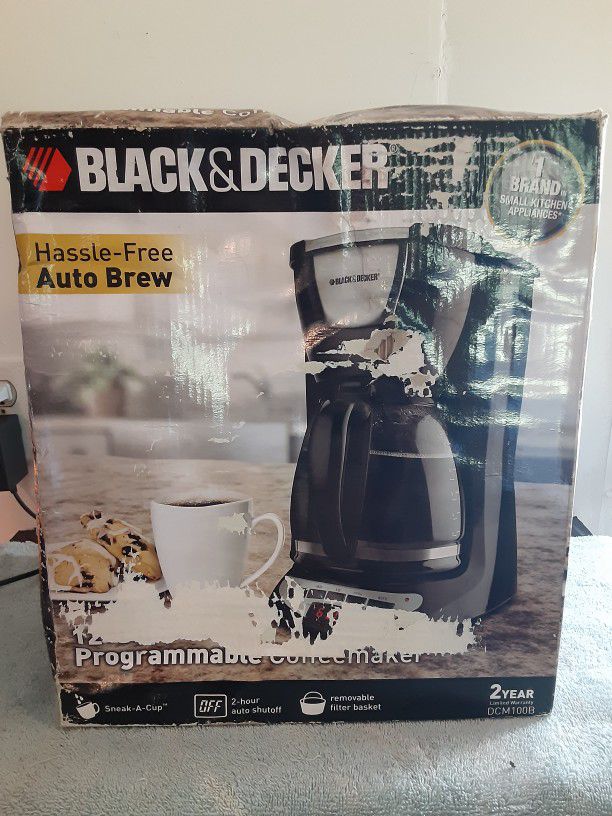 Brand New Black & Decker 12 Cup Coffee Maker (Box  Got Squished In The Move)