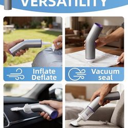 Cordless Car Vacuum, 4 in 1 Portable Mini Handheld Vacuum Cleaner Factory Sealed