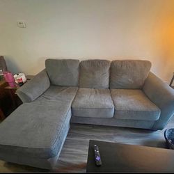 Grey L Shape Sectional Couch