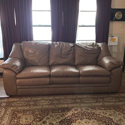 Leather couch