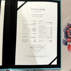 Tiffany & Co. Novo Platinum Engagement Ring – 0.50ct D/VS1 (With Certificate)