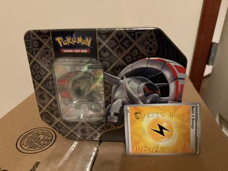 Pokemon Paldean Fates Iron Treads Ex Tin