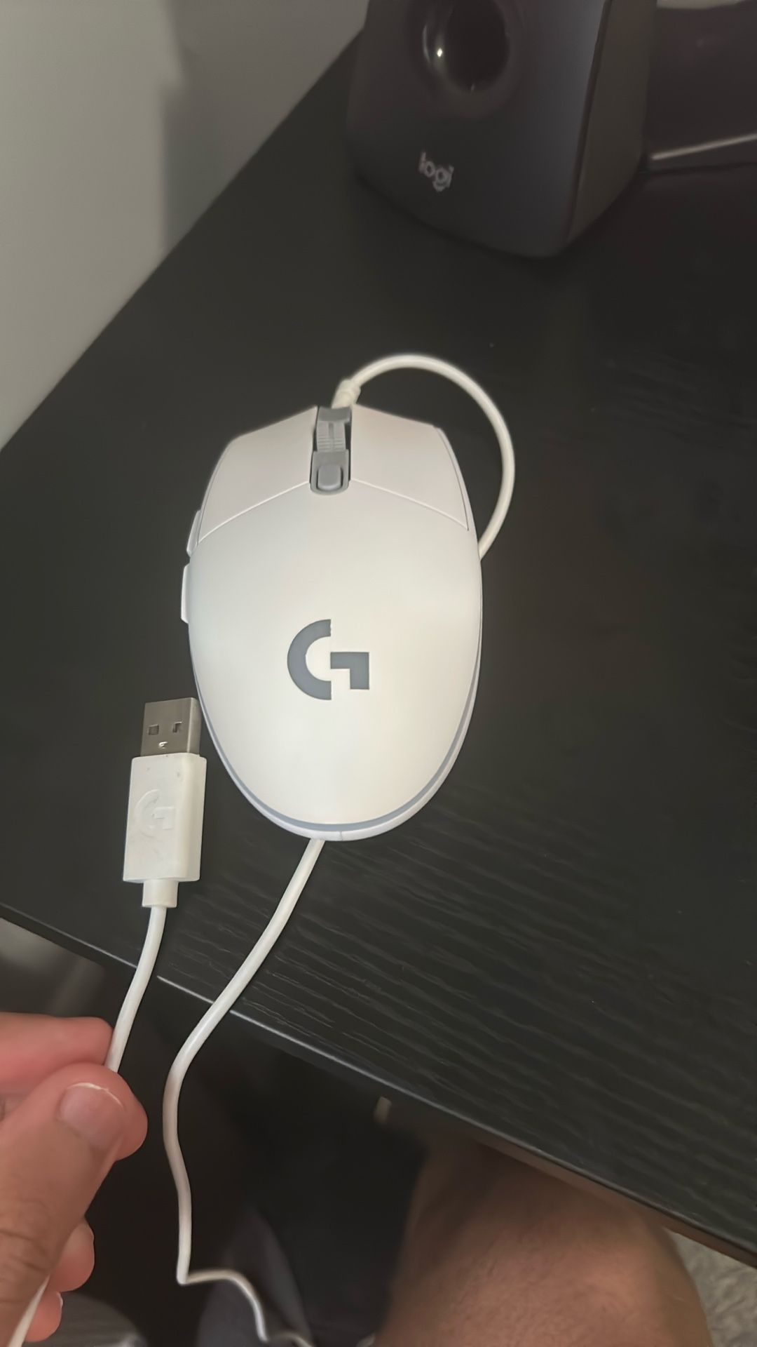 white g203 gaming mouse
