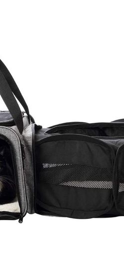 Coopeter Luxury Soft-Sided Pet Carrier Expandable,Pet Travel Carrier for Dog & Cat