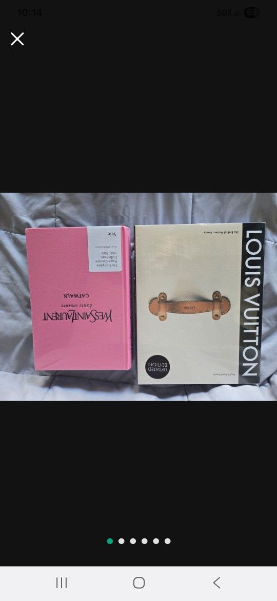 SALE! Louis Vuitton & YSL Books 
