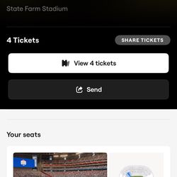 4 Fiesta Bowl Tickets Lower Level No Fees Just Cash. 