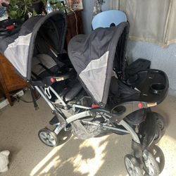 Sit And Stand Double Stroller 