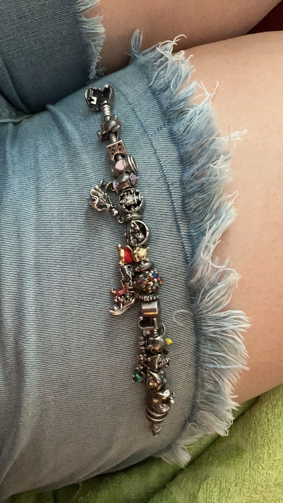 Pandora Bracelet With All Disney Charms