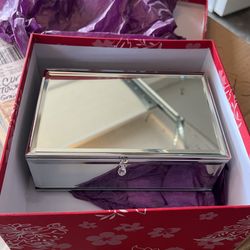 Glass Jewelry Box 