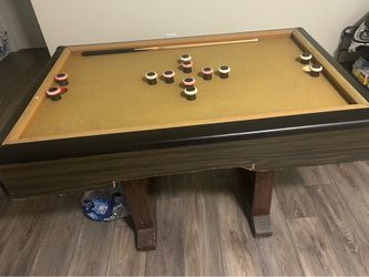 Vintage bumper pool table