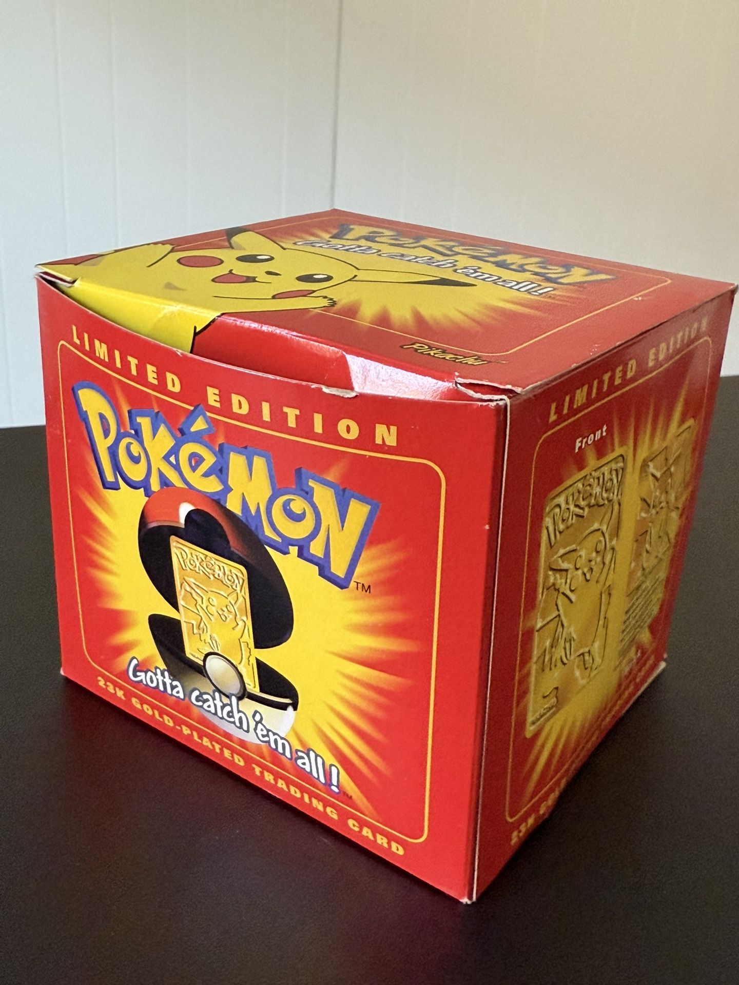 Burger King 24 Karat Gold Plated pikachu