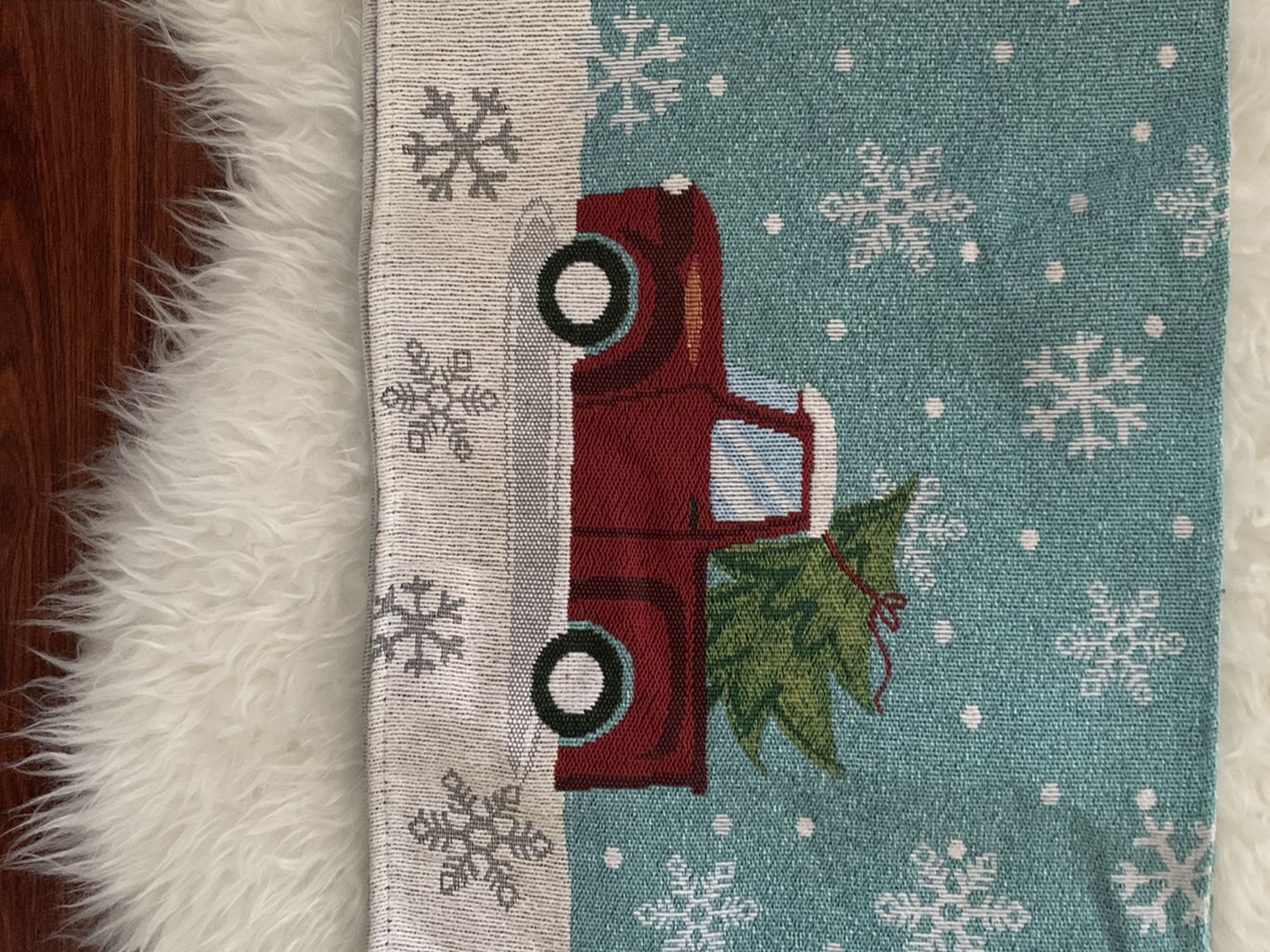 Christmas Red Truck Placemats