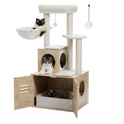 50” Wooden Cat Tree