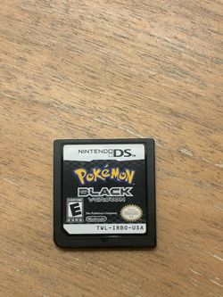 Pokemon Black Version Nintendo DS Game Cart Only Authentic